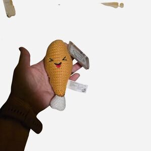 Chicken Leg Ultra Rare Plush Ami Amis Jakks Pacific Wave 1 Knit Toy NWT